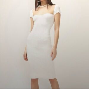 Francesca Ribbed Bustier Dress